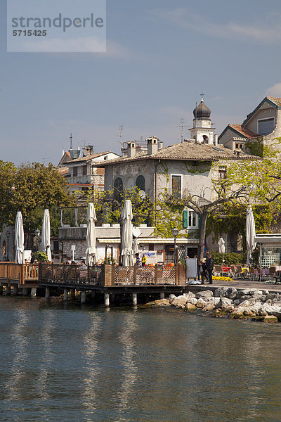 Ortsansicht  Torri del Benaco  Veneto  Venetien  Gardasee  Italien  Europa  ÖffentlicherGrund