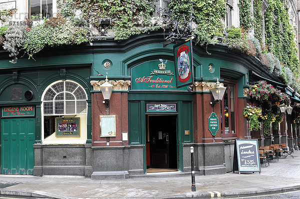 Englischer Pub  THE RAILWAY TAVERN seit 1736  London  England  Großbritannien  Europa
