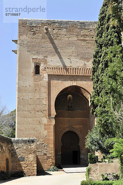 La Alhambra  Puerta de la Justicia  Alhambra  Granada  Andalusien  Spanien  Europa