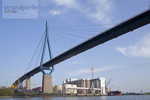 Köhlbrandbrücke  Hamburger Hafen  Hamburg  Deutschland  Europa