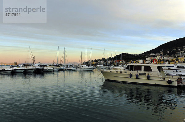 Hafen Europa Boot Kampanien Golf von Neapel Italien