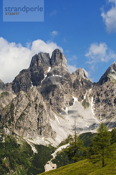 Österreich  Salzburger Land  Blick auf Bischofsmutze