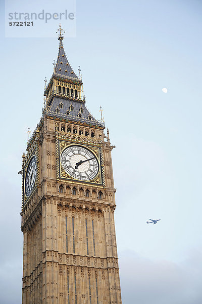 England  London  Blick auf den Big Ben-Turm gegen den Himmel