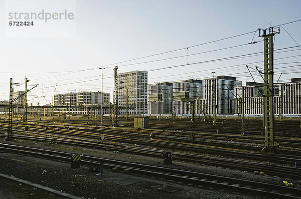 Deutschland  Bayern  München  Anschlussgleise beim Hauptbahnhof