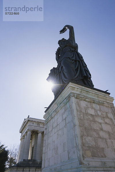 Deutschland  Bayern  München  Ansicht der Bavaria Statue