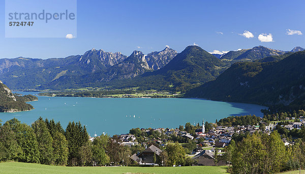 Österreich  Salzkammergut  St. Gilgen  Stadtansicht