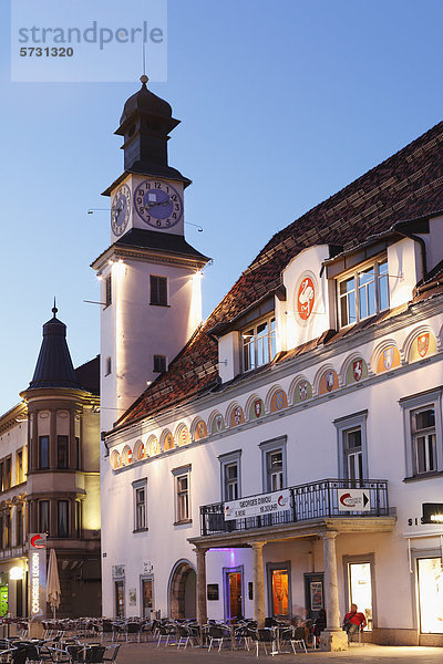 Altes Rathaus am Hauptplatz  Leoben  Obersteiermark  Steiermark  Österreich  Europa  ÖffentlicherGrund