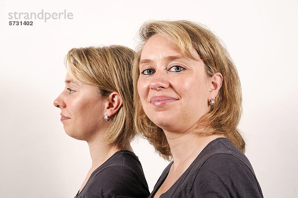 Zwillingsschwestern  Portrait