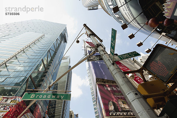 Times Square  Manhattan  New York City  New York  USA