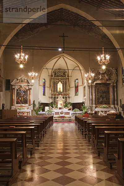 Kirche Santa Maria Maggiore  Sirmione  Lombardei  Italien  Europa