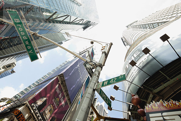 Times Square  Manhattan  New York City  New York  USA