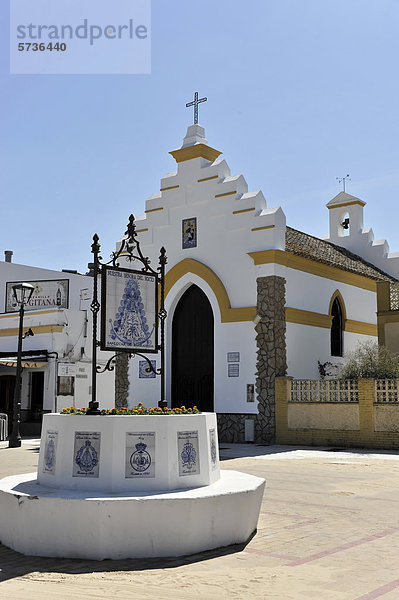 Kirche Iglesia Nuestra Senora del Rocio  Sanlucar de Barrameda  Provinz Cadiz  Andalusien  Spanien  Europa