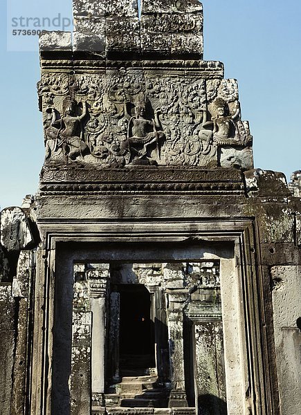 Der Bayon Tempel (spät 12. Jahrhundert bis Anfang 13.)  Angkor Thom  Angkor  Kambodscha