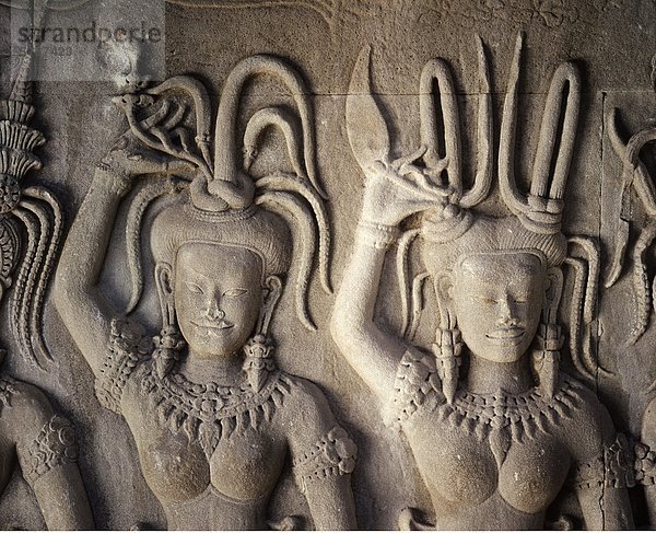 Asien  Kambodscha  Angkor  Angkor Wat  Basrelief