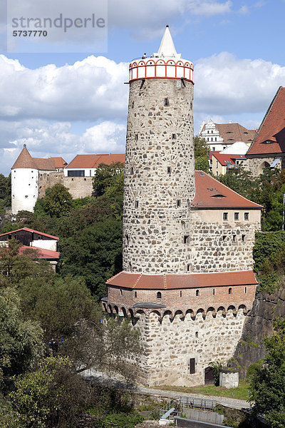 Alte Wasserkunst  Bautzen  Budysin  Lausitz  Oberlausitz  Sachsen  Deutschland  Europa  ÖffentlicherGrund