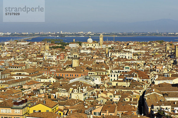 Dach Panorama Europa Ansicht Venetien Italien