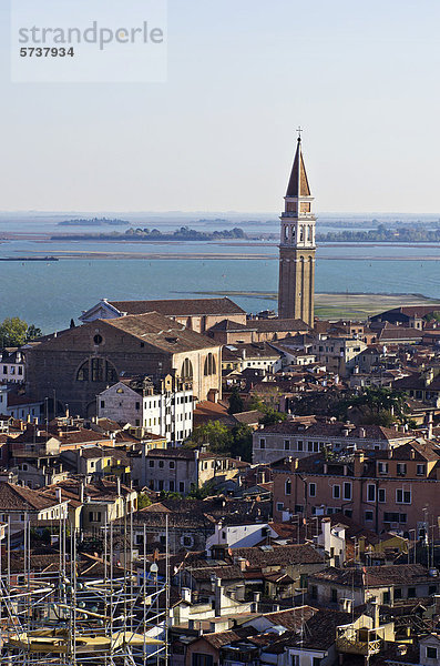 Europa Kirche Ansicht Venedig Venetien Italien