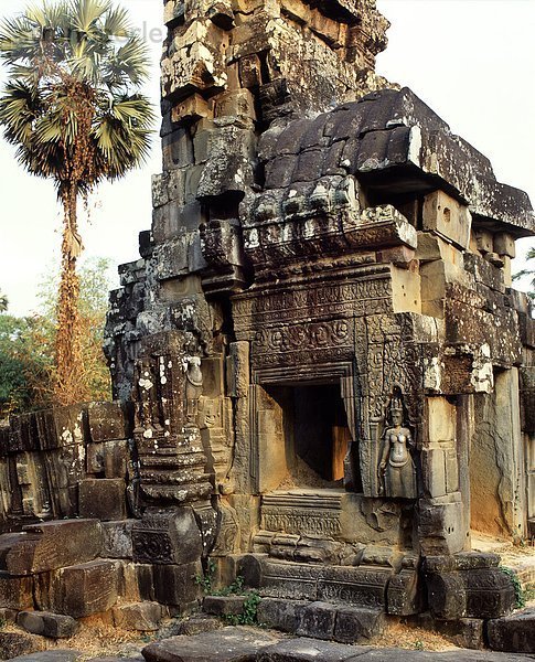 Kambodscha  Angkor  die Krankenhaus-Kapelle