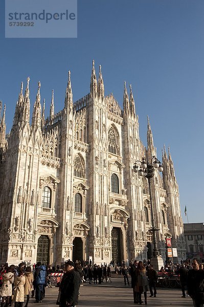 Italien  Lombardei  Mailand  Der Duomo