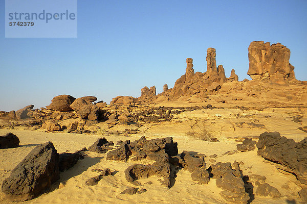 Archei Bereich Fialen  Ennedi Region  Tschad