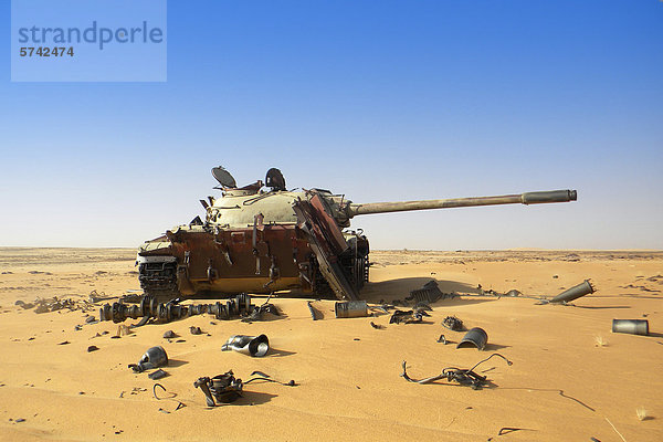 Krieg Tank  Wadi Doum  Tschad