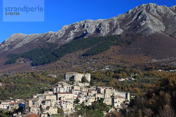 Mittelalter Dorf Kampanien Italien