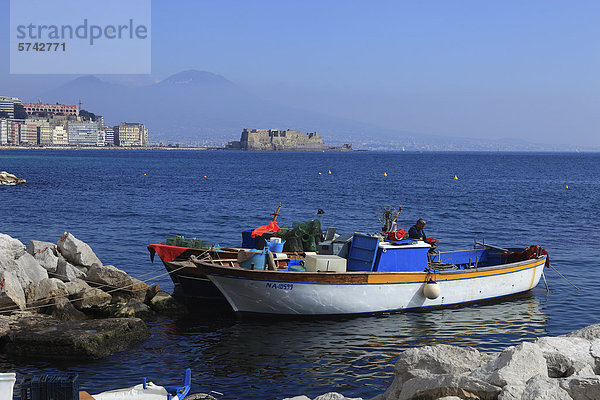 Hafen Kampanien Fischer Italien Neapel