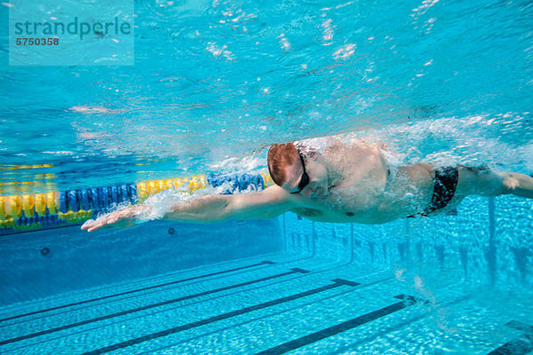 Olympische Hoffnung im Training