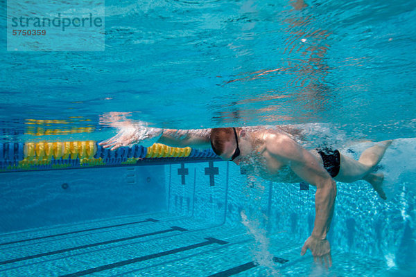 Olympische Hoffnung im Training