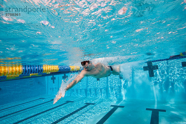 Olympische Hoffnung im Training