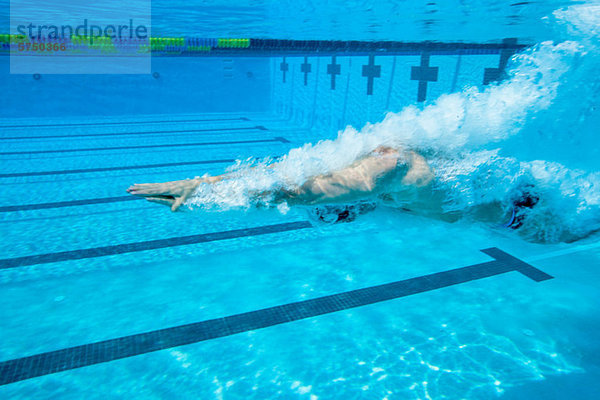 Olympische Hoffnung im Training