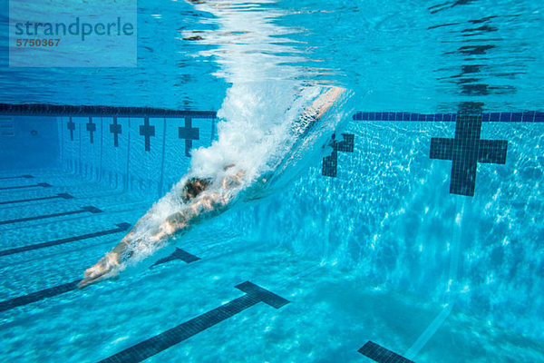 Olympische Hoffnung im Training