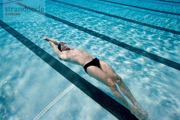 Olympische Hoffnung im Training