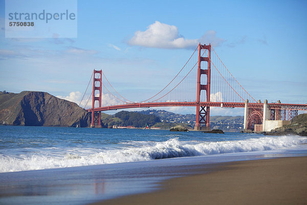 Golden Gate Bridge und San Francisco Bay  Kalifornien  USA