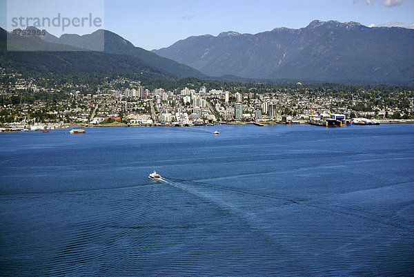 Blick auf North Vancouver  Kanada