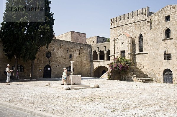 Burg  Stadt Rhodos  Rhodos  Dodekanes  Griechenland  Europa