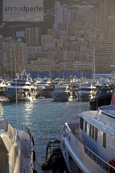 Port Hercule in La Condamine  Fürstentum Monaco  Europa