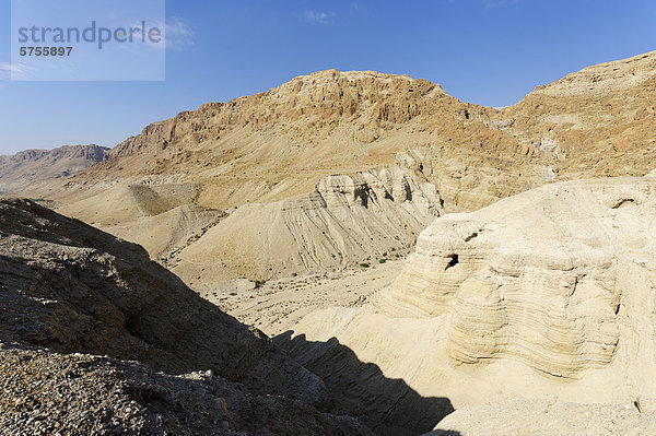 Höhlen von Qumran  Westbank  Israel  Naher Osten