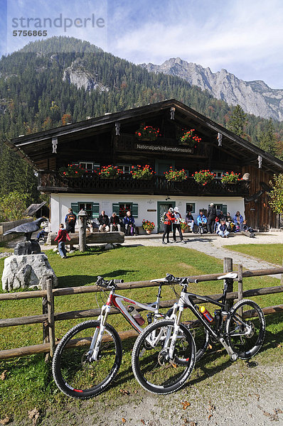 Nationalpark-Informationsstelle  Ramsau  Berchtesgadener Land  Oberbayern  Bayern  Deutschland  Europa