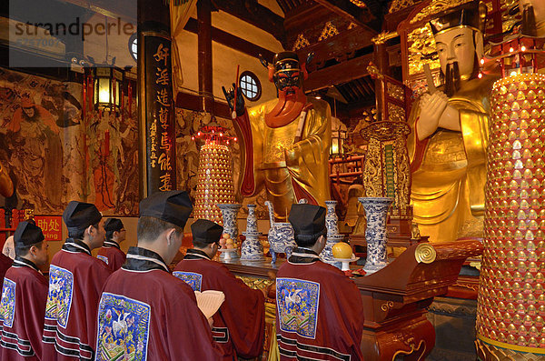 City God Taoist Temple  Shanghai  China  Asien