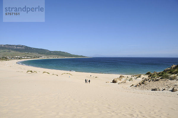 Strand von Bolonia  Tarifa  Provinz Cadiz  Andalusien  Spanien  Europa