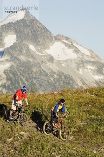 Mountainbiken in der Küste-Mountainsnearwhistler.British Columbia  Kanada.