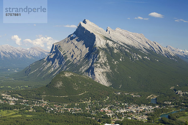 Stadt von Banff  Banff Nationalpark  Alberta  Kanada.