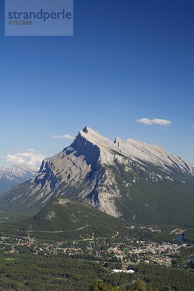 Stadt von Banff  Banff Nationalpark  Alberta  Kanada.