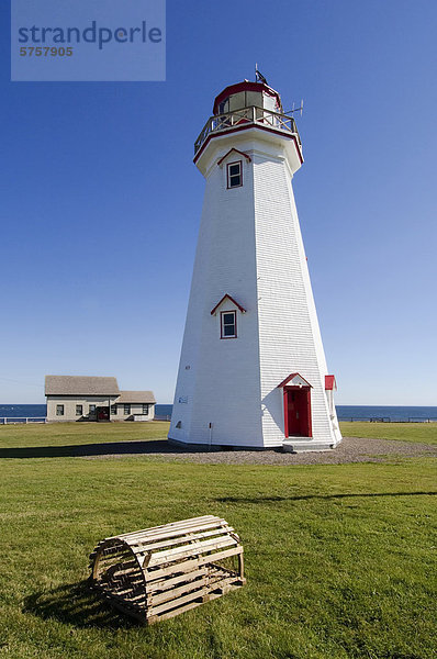 East Point Lighthouse. Prince Edward Island  Kanada.