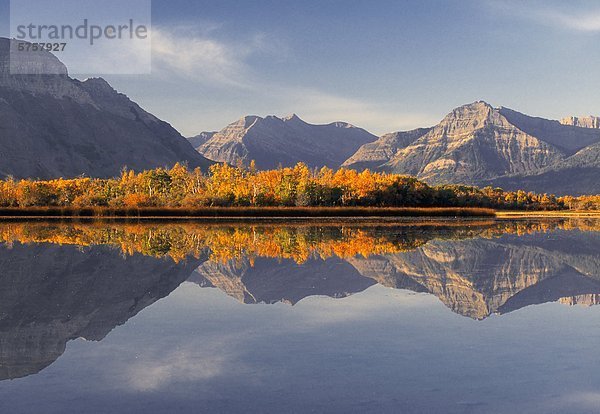 Maskinonge Lake  Waterton-Lakes-Nationalpark  Alberta  Kanada.