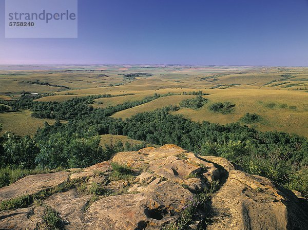 Saint-Victor Petroglyph National historischen Park  Saskatchewan  Kanada.