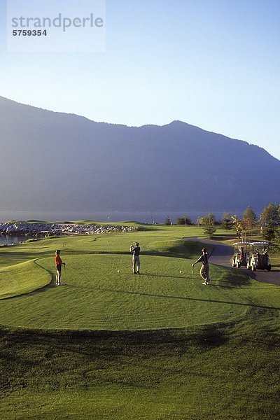 Furry Creek Golf Course  Furry Creek  British Columbia  Canada.