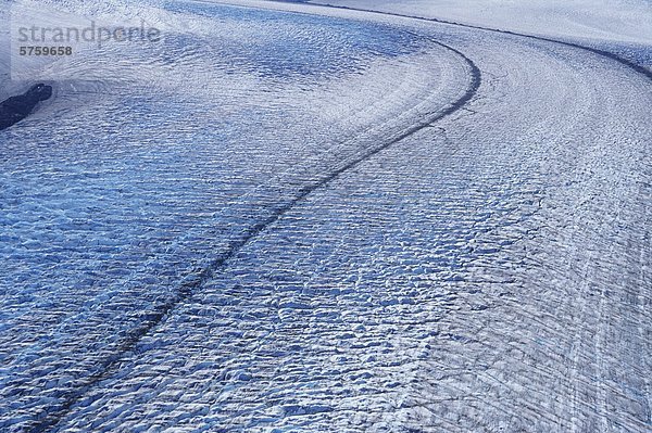 Luftbild von Llewellyn Gletscher  Atlin Provincial Park  British Columbia  Kanada.