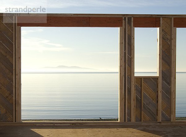Wohnhaus gerade Ansicht British Columbia Kanada unvollständig